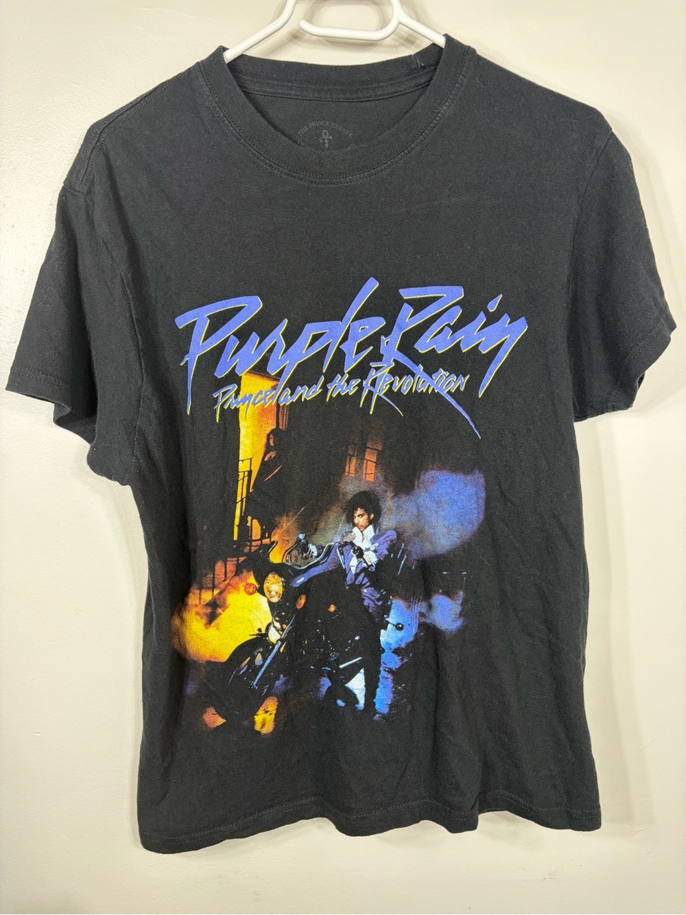 Prince Purple Rain Princeland and the Revolution T-Shirt Black Men’s M